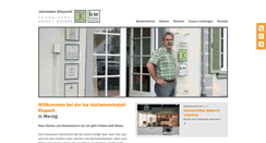 Desktop Screenshot of kueche-wohnen-klupsch.de